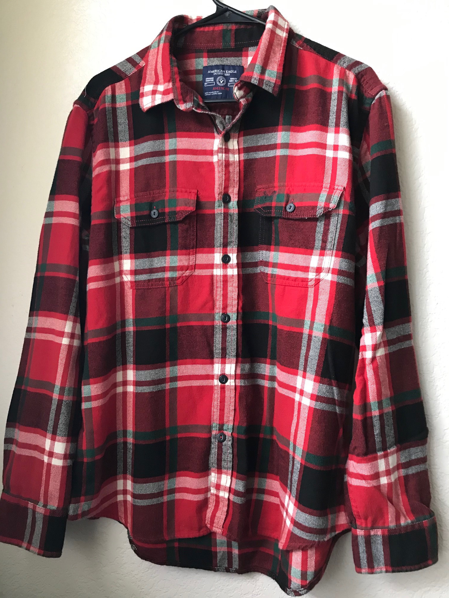 I thought i was alone, hand painted flannel